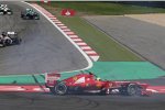 Felipe Massa (Ferrari) scheidet früh aus