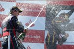 Sebastian Vettel (Red Bull) feiert seinen ersten Heimsieg in der Formel 1