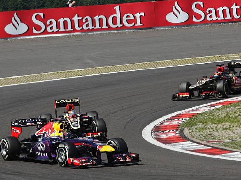 Sebastian Vettel, Romain Grosjean, Kimi Räikkönen