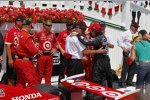 Scott Dixon, Chip Ganassi und Dario Franchitti (Ganassi) 