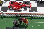 Scott Dixon (Ganassi), Charlie Kimball (Ganassi) und Dario Franchitti (Ganassi) 