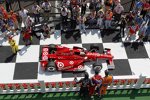 Scott Dixon (Ganassi), Charlie Kimball (Ganassi) und Dario Franchitti (Ganassi) 