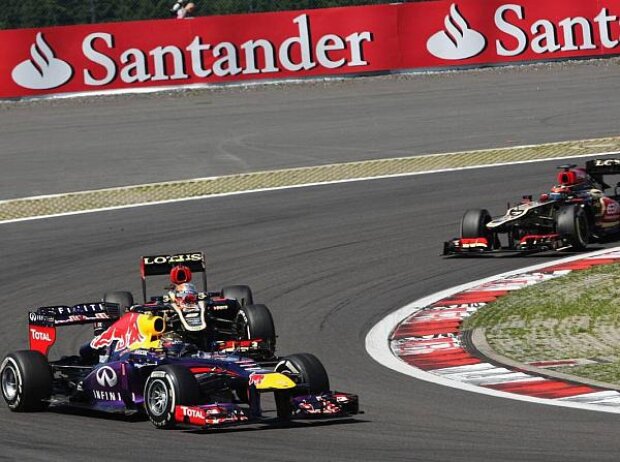 Sebastian Vettel, Romain Grosjean, Kimi Räikkönen