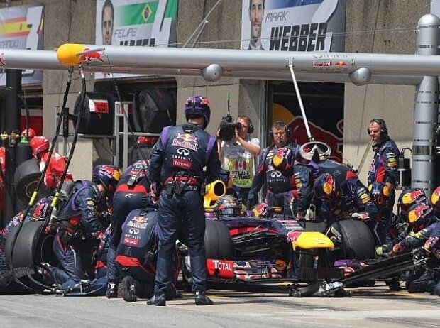 Sebastian Vettel, Boxenstopp Sebastian Vettel, Boxenstopp