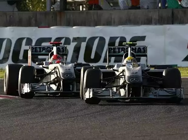 Nico Rosberg, Michael Schumacher Titel-Bild zur News: Nico Rosberg, Michael Schumacher