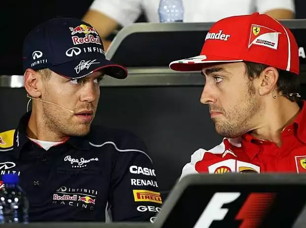 Sebastian Vettel, Fernando Alonso Titel-Bild zur News: Sebastian Vettel, Fernando Alonso
