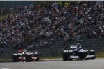 Valtteri Bottas (Williams) und Sergio Perez (McLaren) 