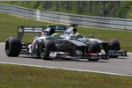 Esteban Gutierrez (Sauber) und Nico Rosberg (Mercedes)