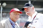 Niki Lauda und Dieter Zetsche (Mercedes)