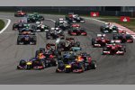 Start zum Großen Preis von Deutschland mit Sebastian Vettel und Mark Webber (beide Red Bull) an der Spitze