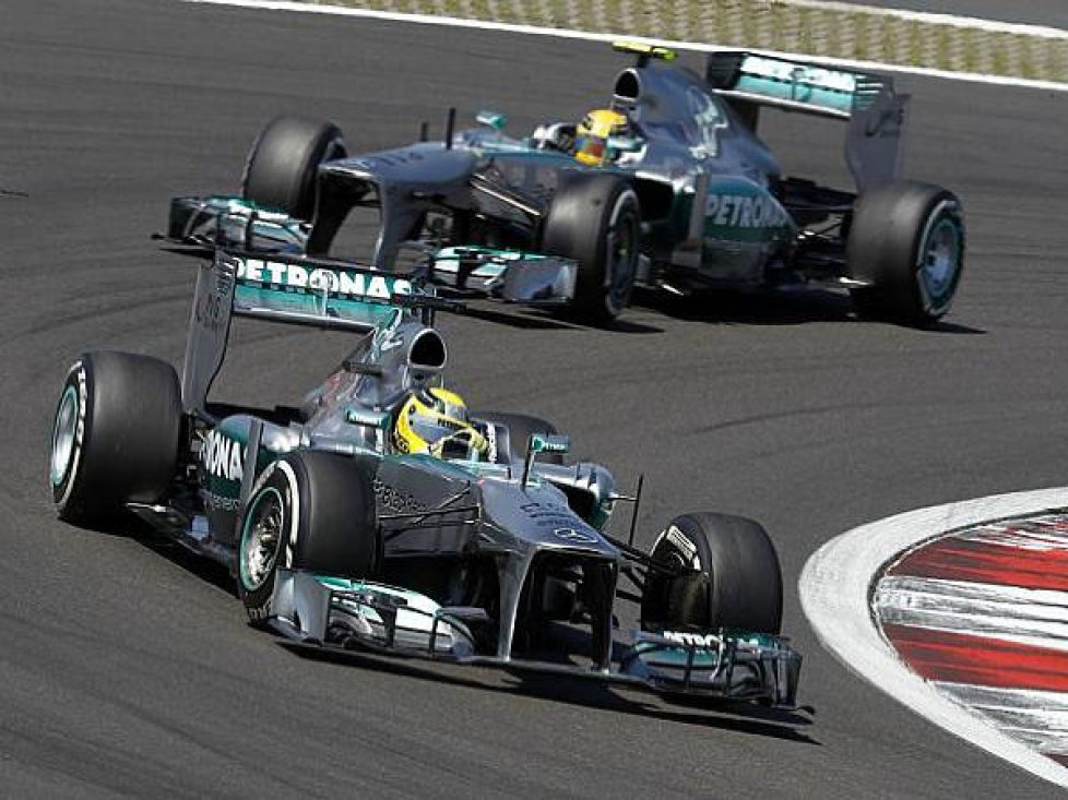 Nico Rosberg, Lewis Hamilton