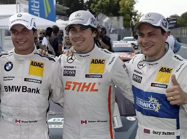 Edoardo Mortara, Bruno Spengler, Robert Wickens, Gary Paffett Titel-Bild zur News: Edoardo Mortara, Bruno Spengler, Robert Wickens, Gary Paffett
