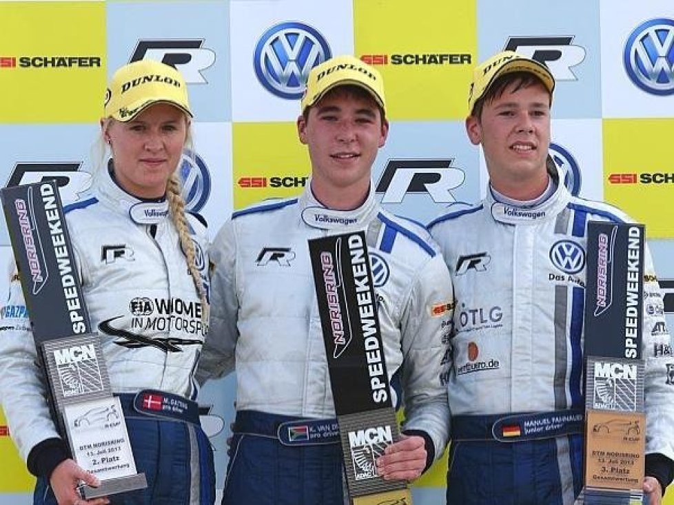 Michelle Gatting, Kelvin van der Linde und Manuel Fahnauer