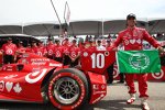 Dario Franchitti auf der Pole