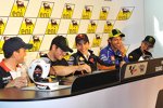 Xavier Simeon, Cal Crutchlow, Marc Marquez, Valentino Rossi und Alex Rins 