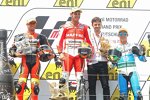 Simone Corsi, Jordi Torres und Pol Espargaro 
