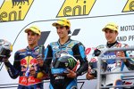 Luis Salom, Alex Rins und Maverick Vinales 