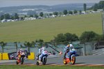 Alex Rins vor Maverick Vinales und Luis Salom 