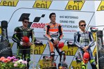 Cal Crutchlow, Marc Marquez und Valentino Rossi 