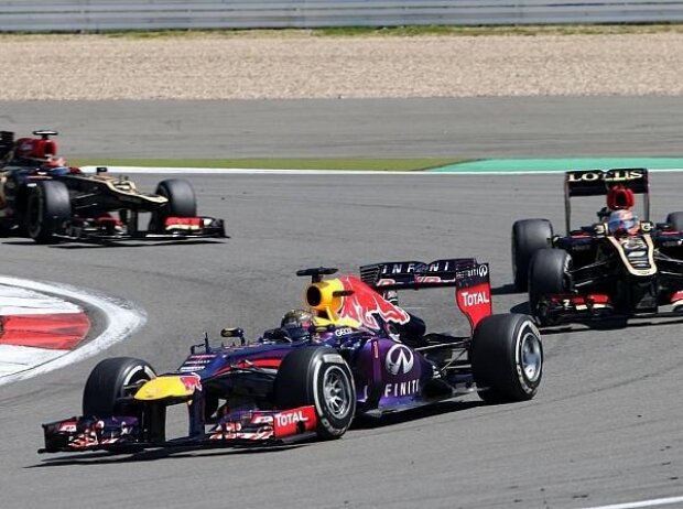 Sebastian Vettel, Romain Grosjean Sebastian Vettel, Romain Grosjean