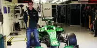 Bild zum Inhalt: Caterham mit vier Fahrern in Silverstone: Premiere für Stevens