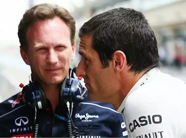 Christian Horner, Mark Webber Titel-Bild zur News: Christian Horner, Mark Webber
