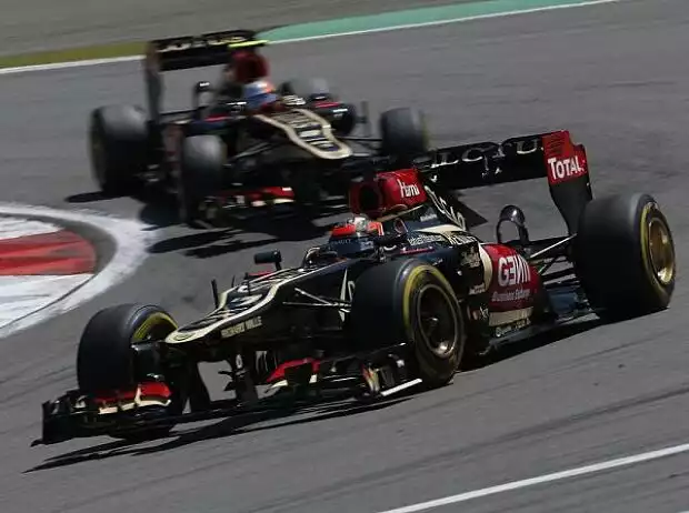 Kimi Räikkönen, Romain Grosjean Titel-Bild zur News: Kimi Räikkönen, Romain Grosjean