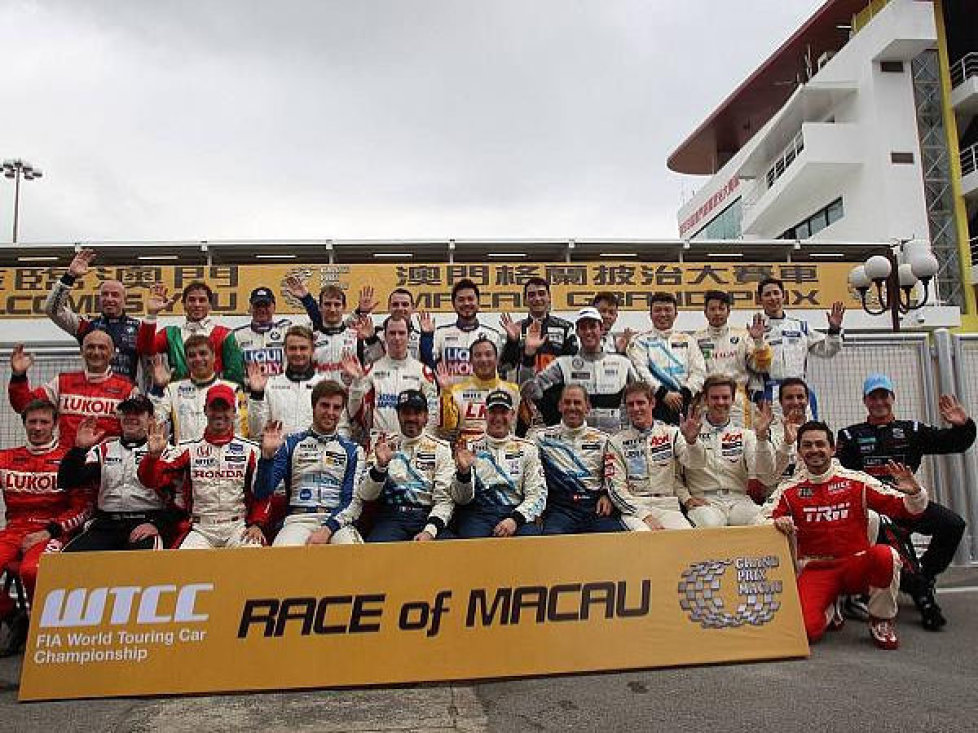 WTCC-Fahrer-Familienfoto