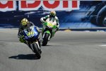 Valentino Rossi vor Alvaro Bautista 