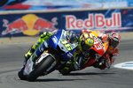 Valentino Rossi vor Marc Marquez 