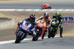 Jorge Lorenzo vor Daniel Pedrosa und Cal Crutchlow 