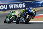 Valentino Rossi vor Alvaro Bautista 