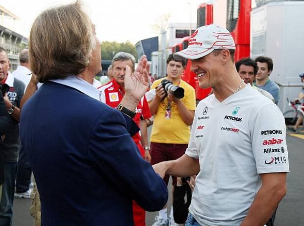 Titel-Bild zur News: Luca di Montezemolo, Michael Schumacher
