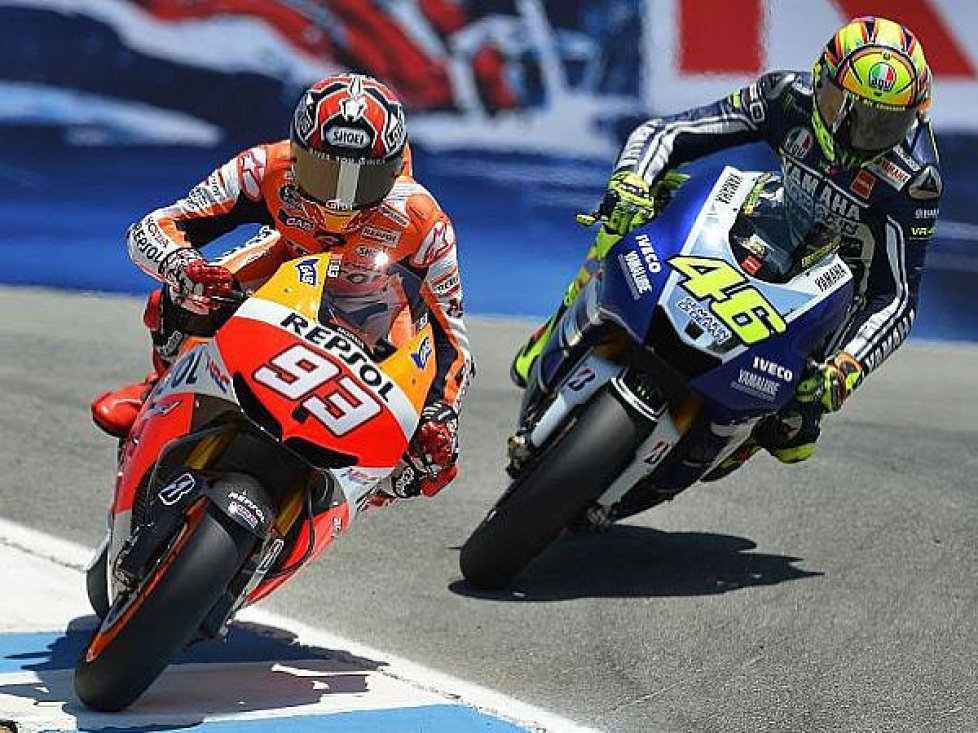 Marc Marquez, Valentino Rossi
