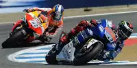 Bild zum Inhalt: Lorenzo & Pedrosa glauben an Titelchance