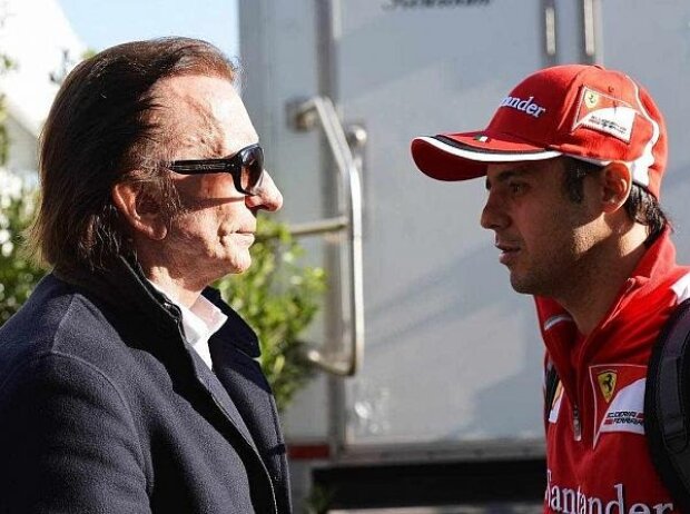 Titel-Bild zur News: Felipe Massa, Emerson Fittipaldi