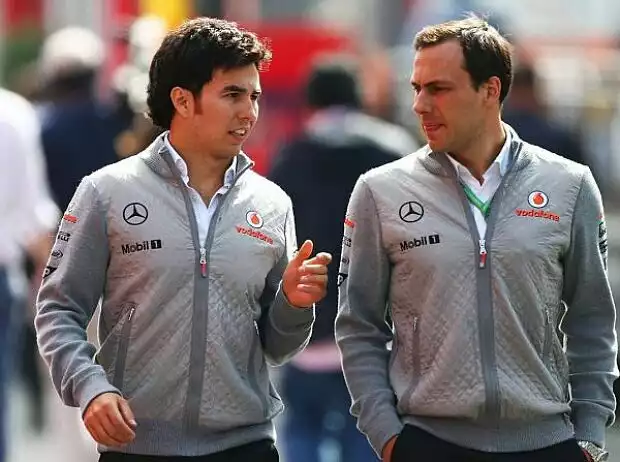 Sergio Perez, Gary Paffett Titel-Bild zur News: Sergio Perez, Gary Paffett