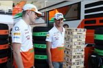 Paul di Resta (Force India) und Adrian Sutil (Force India) 