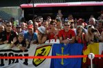 Ferrari-Fans beim Pitwalk am Donnerstag