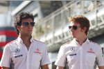 Sergio Perez (McLaren) und Oliver Turvey (McLaren) 