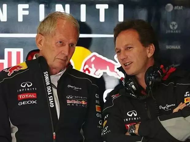 Christian Horner, Helmut Marko Titel-Bild zur News: Christian Horner, Helmut Marko