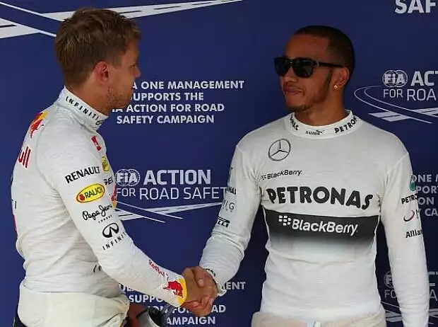 Titel-Bild zur News: Sebastian Vettel, Romain Grosjean