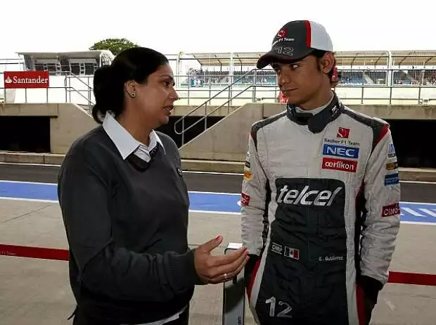 Esteban Gutierrez, Monisha Kaltenborn Titel-Bild zur News: Esteban Gutierrez, Monisha Kaltenborn