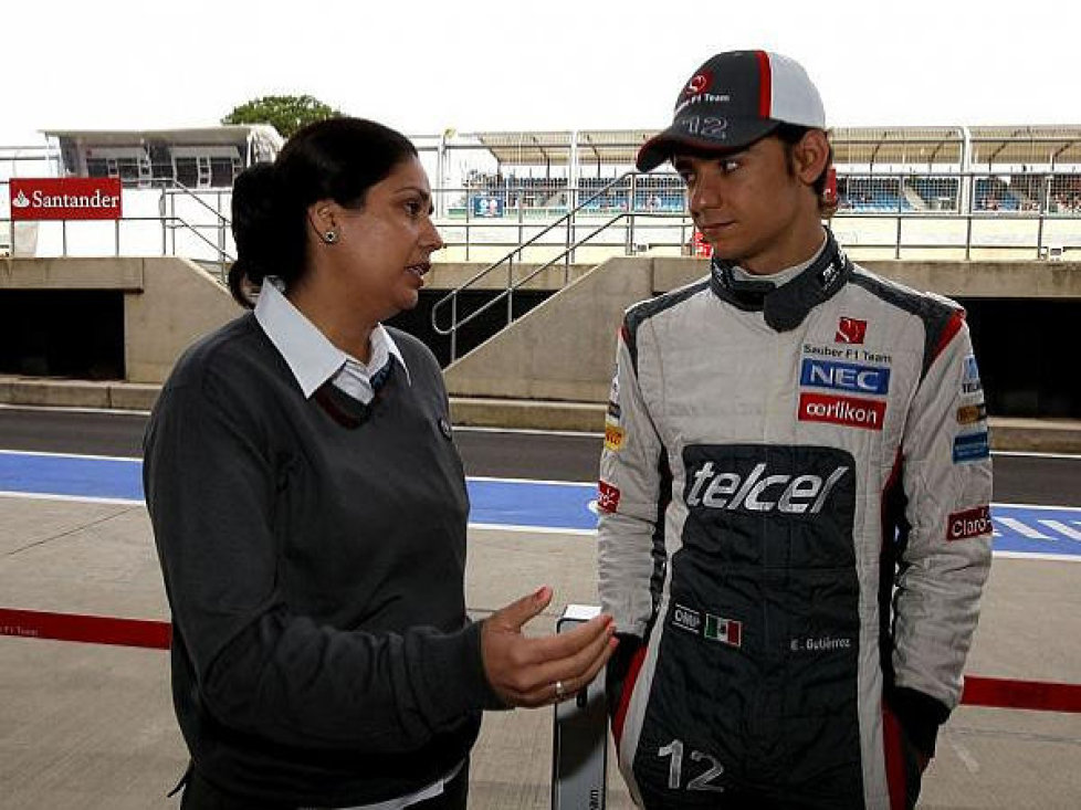 Esteban Gutierrez, Monisha Kaltenborn