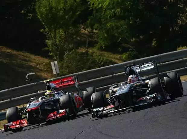 Sergio Perez, Nico Hülkenberg Titel-Bild zur News: Sergio Perez, Nico Hülkenberg