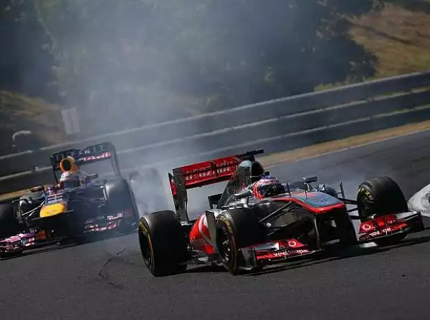 Jenson Button, Sebastian Vettel Titel-Bild zur News: Jenson Button, Sebastian Vettel