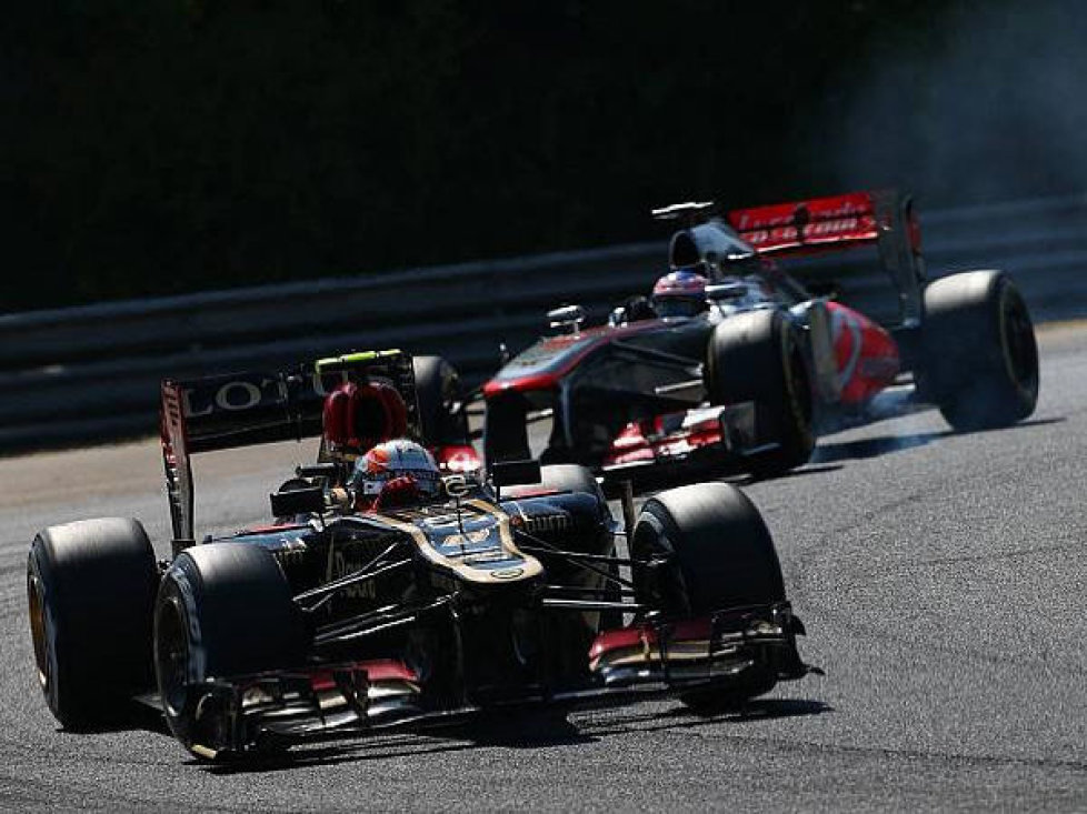 Romain Grosjean, Jenson Button