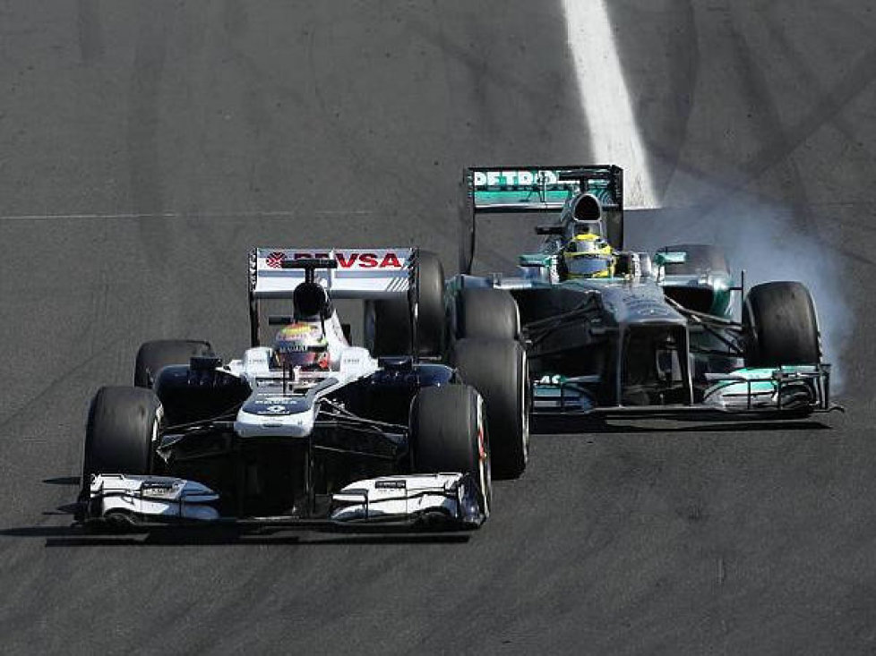Pastor Maldonado, Nico Rosberg