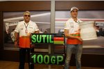100. Grand Prix für Adrian Sutil (Force India) 
