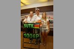Adrian Sutil (Force India) fährt einen 100. Grand Prix